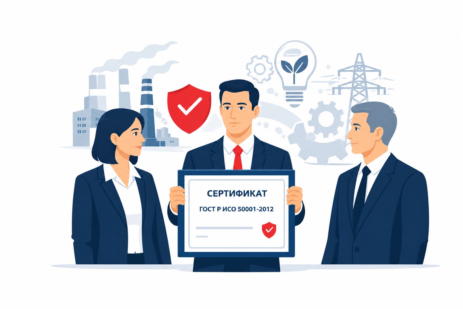 Оформление сертификата ГОСТ Р ИСО 50001-2012 в Великом Новгороде и по всей Новгородской области
